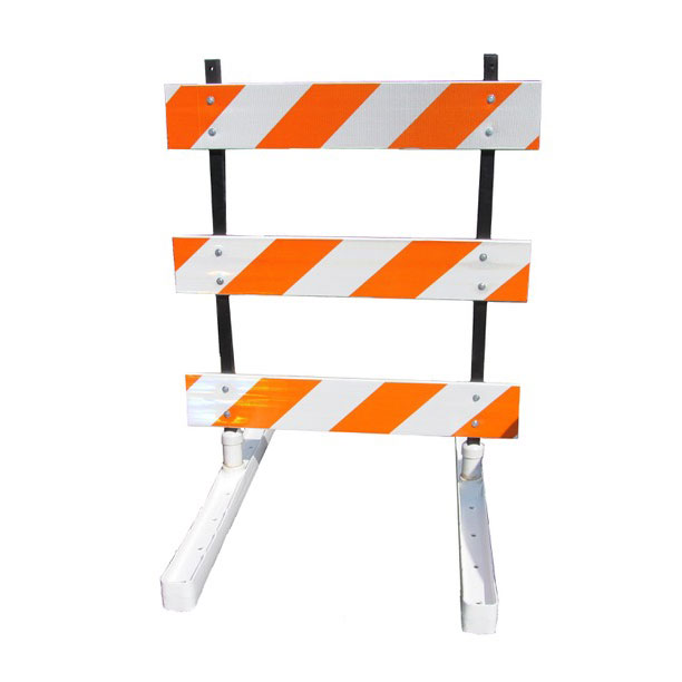 TD2400 Type III Work Barricade - All Plastic