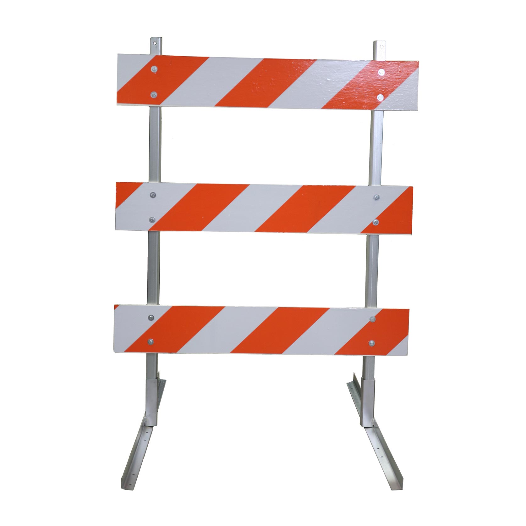 TD2500 Type III Works Barricade Plywood/Angled Steel