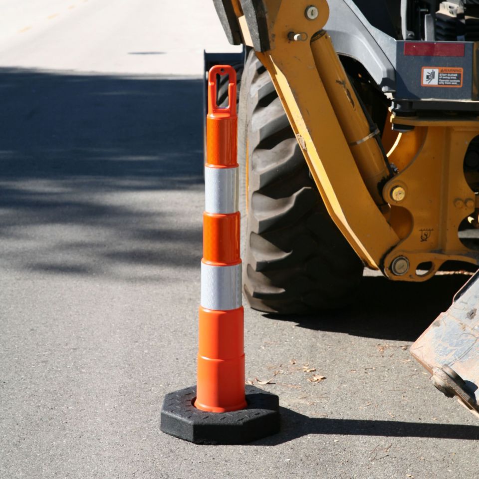 TD7500 Ringtop Slim-Line Channelizer | Three D Traffic Works